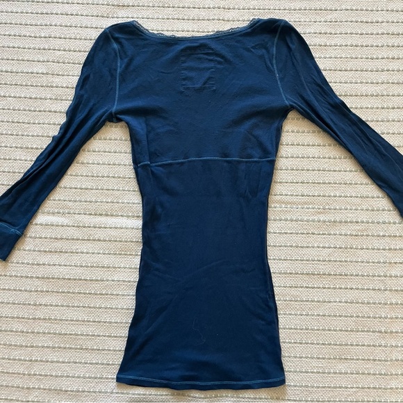 Vintage Y2K Hollister baby doll fairy grunge lace trim top - Picture 3 of 4